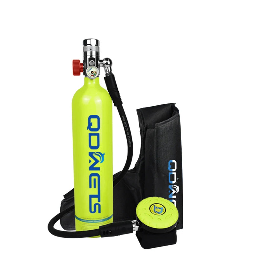 1L Mini Scuba Diving Tank, Refillable Oxygen Cylinder for Divers