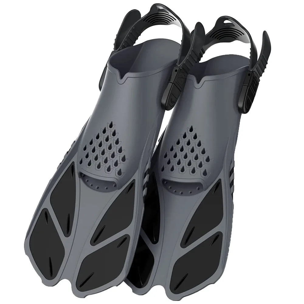 Snorkel Fins with Adjustable Buckles