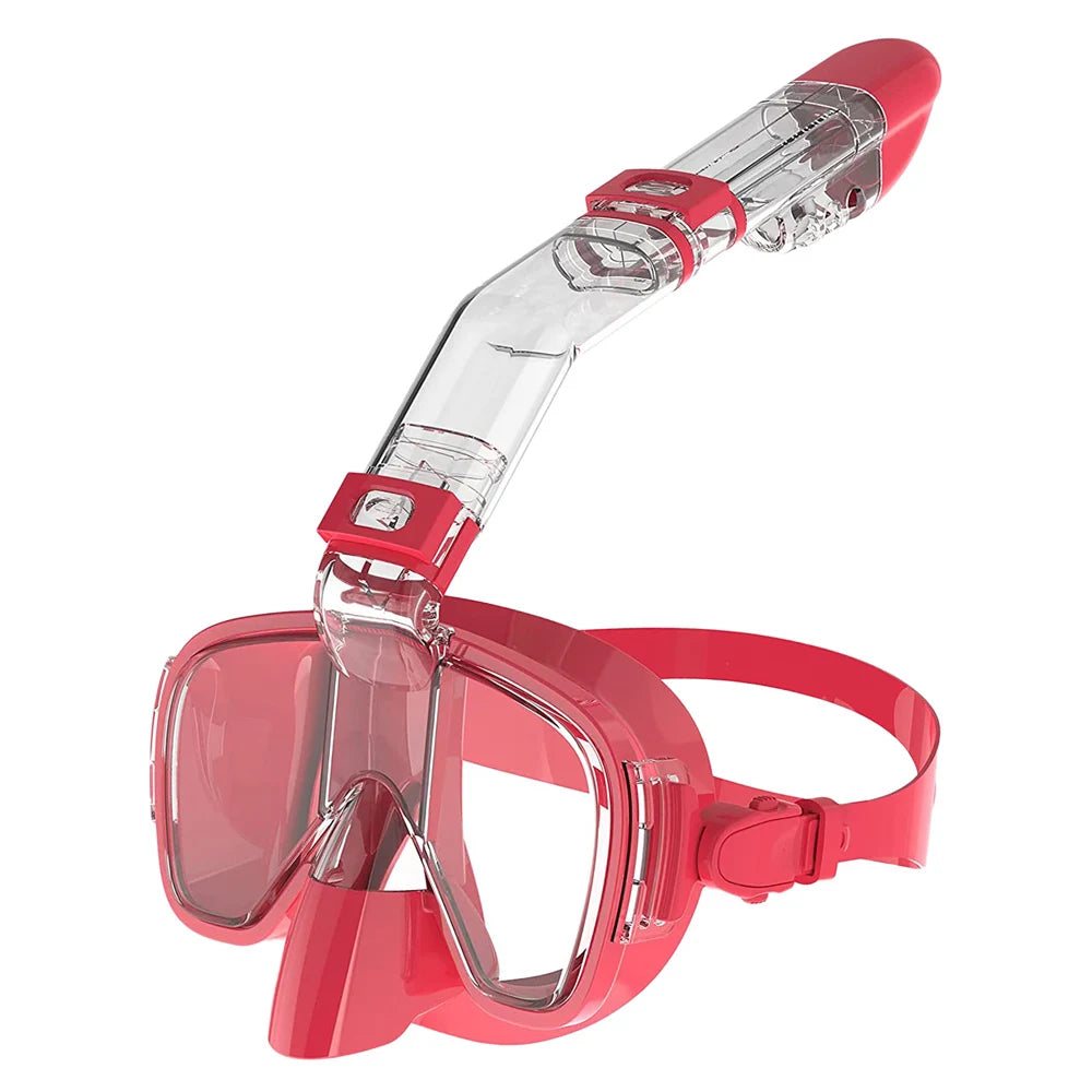 Underwater Snorkeling Half-Face Mask Set