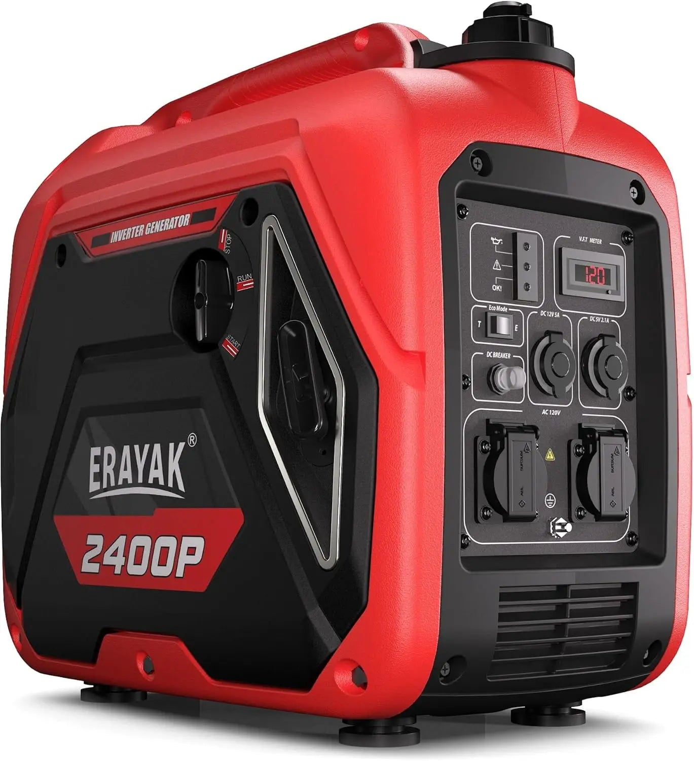2400W Portable Inverter Generator - Quiet, Reliable Power Anywhere