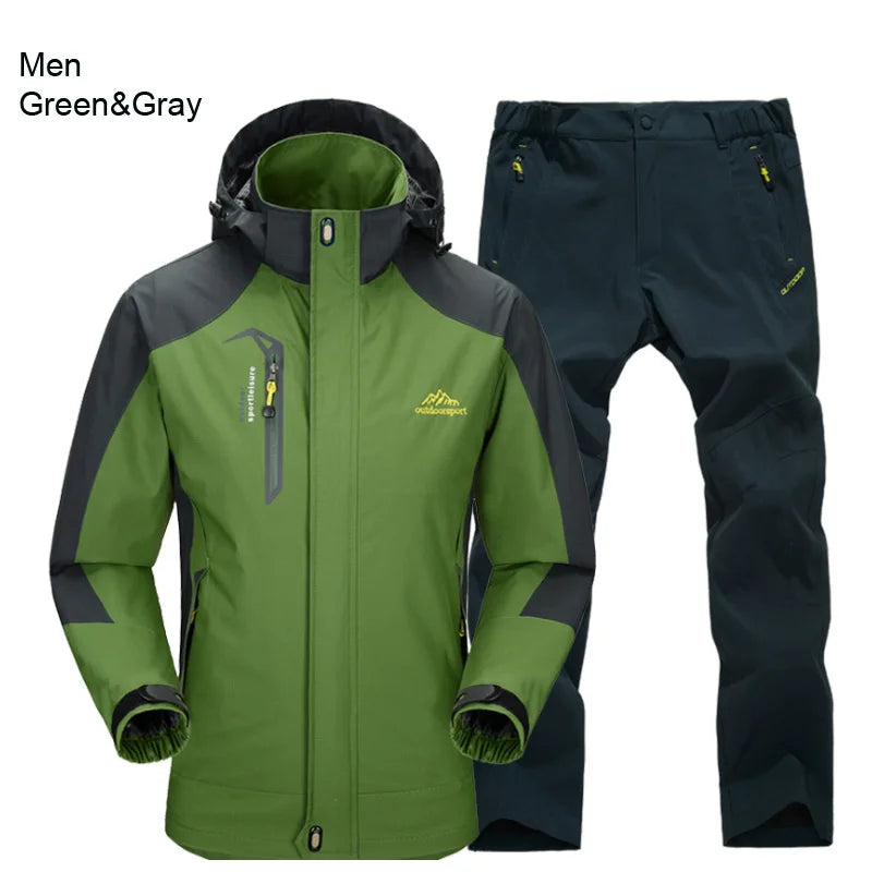 Survival Now™ Outdoor Hiking Jacket and Pants Set for Men