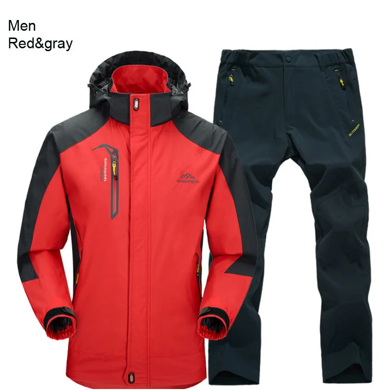 Survival Now™ Outdoor Hiking Jacket and Pants Set for Men
