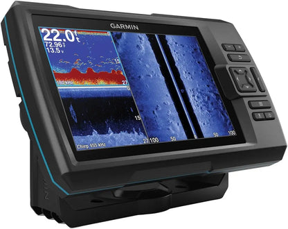 7" GPS Fishfinder with CHIRP, ClearVu & SideVu Sonar