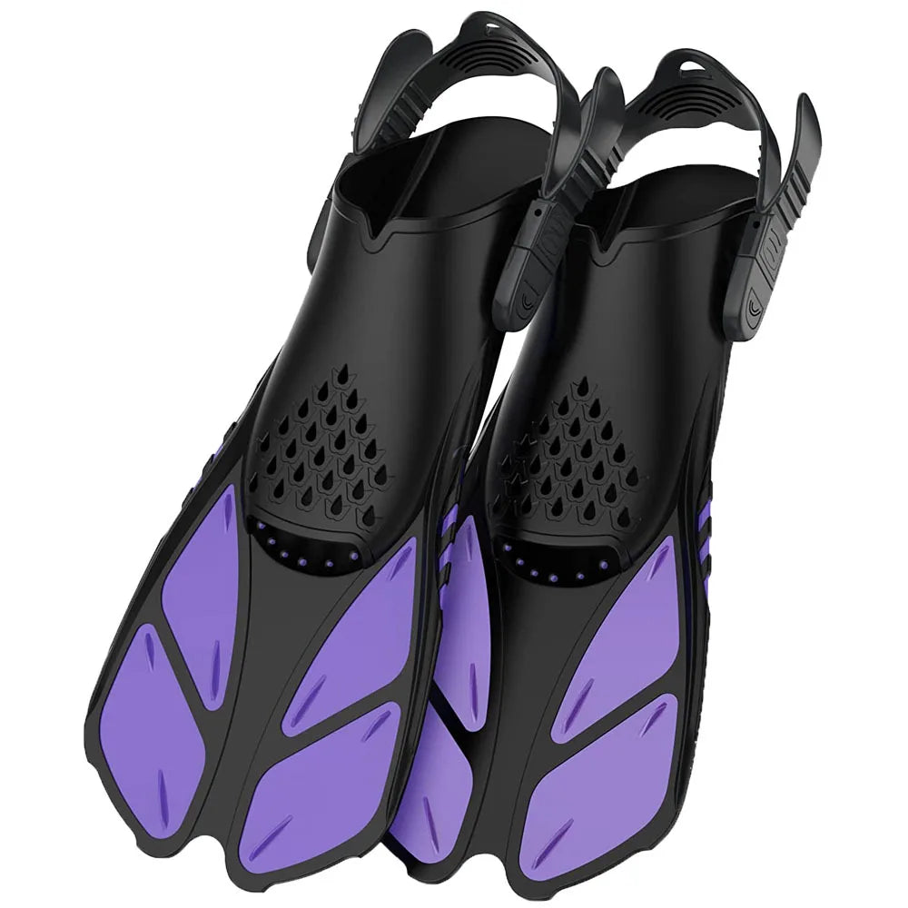 Snorkel Fins with Adjustable Buckles