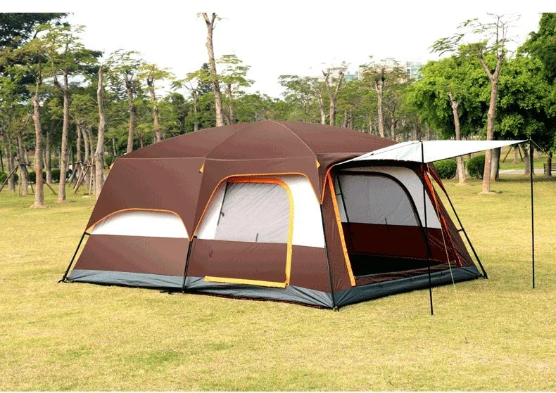2-Bedroom, 1-Hall Camping Tent | Waterproof & Durable