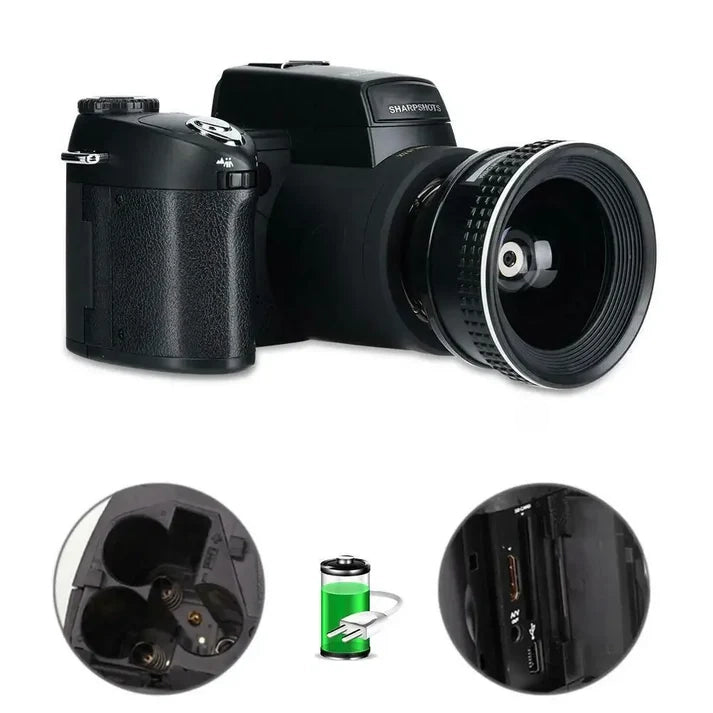 POLO D7100 Digital Camera - 33MP DSLR with 24X Optical Zoom & Full HD Video