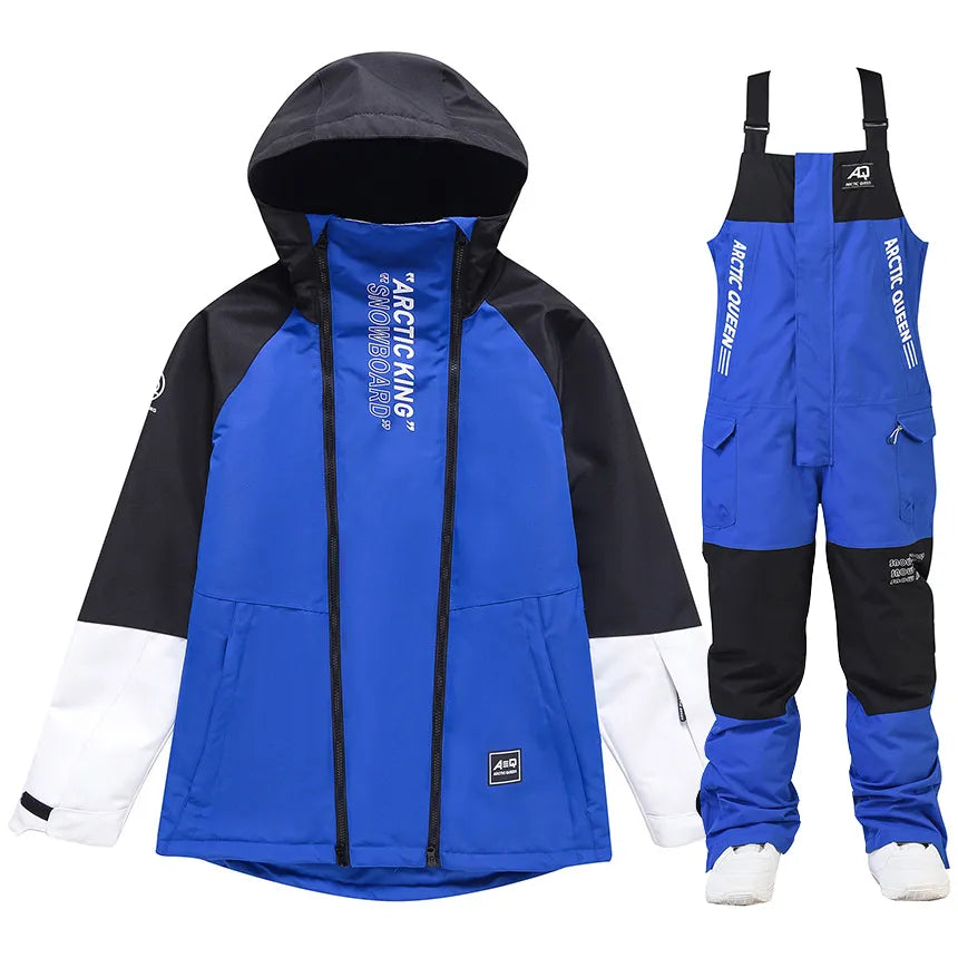 Waterproof Ski Overalls & Unisex Snowboard Jacket Jumpsuit