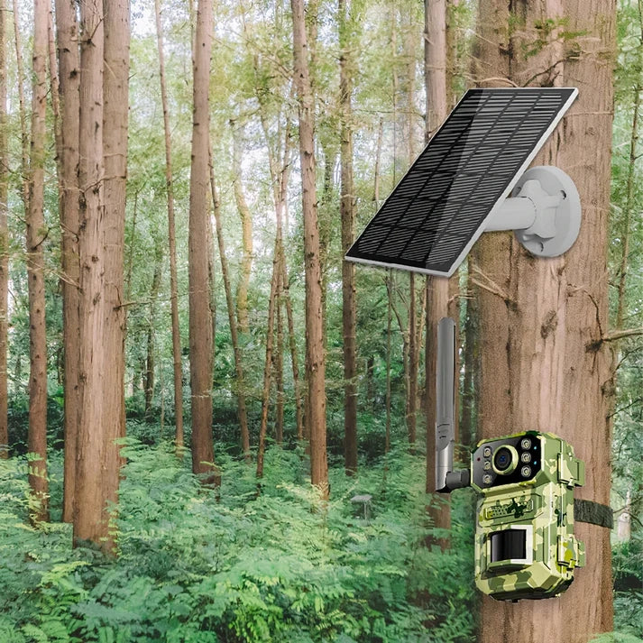 Outdoor Wildlife Trail Camera – Solar-Powered & 4G