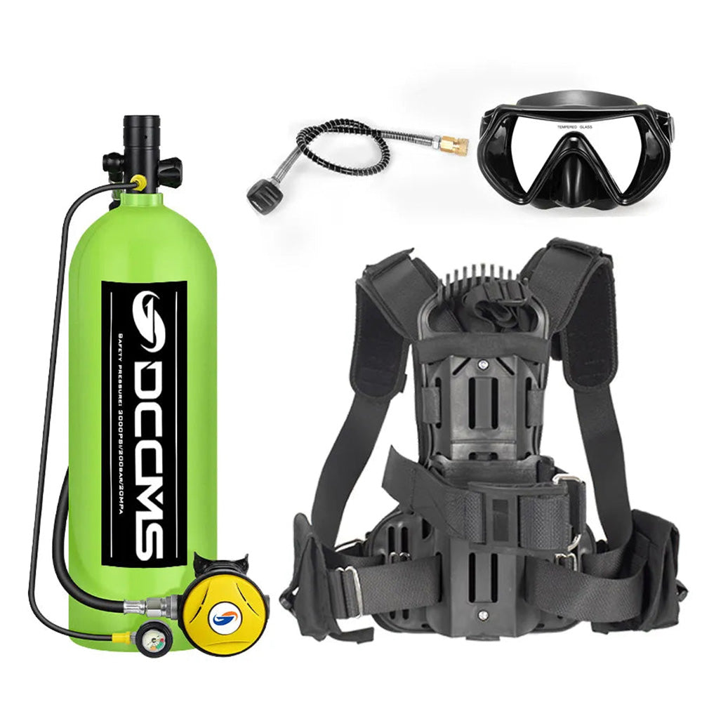 Scuba Diving & Snorkeling Equipment Kit with Scuba Tank