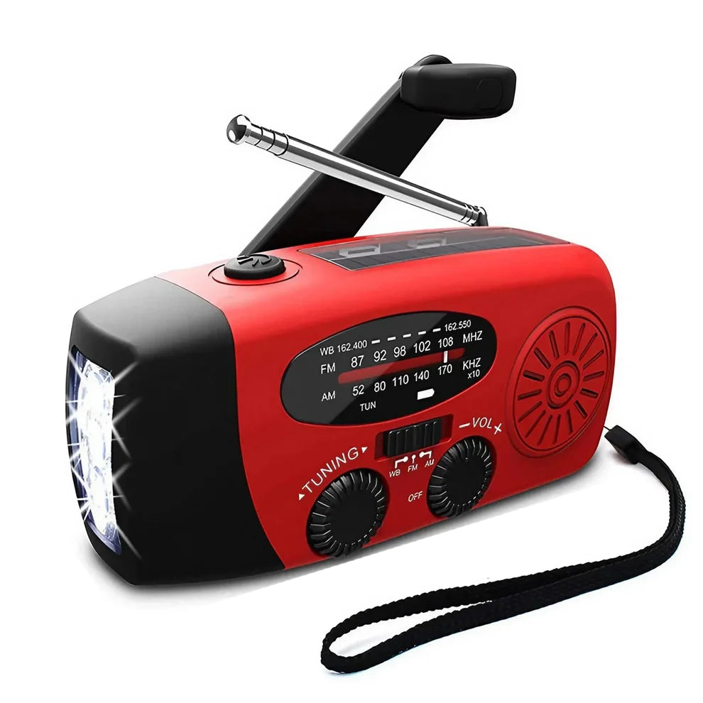 2000mA Outdoor Emergency Radio - Portable & Reliable for Emergencies