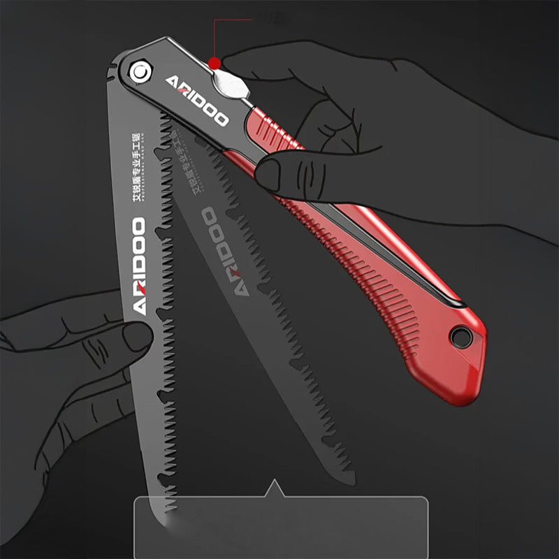 Alloy Hacksaw Hand Saw – Foldable, Rust-Resistant Cutting Tool