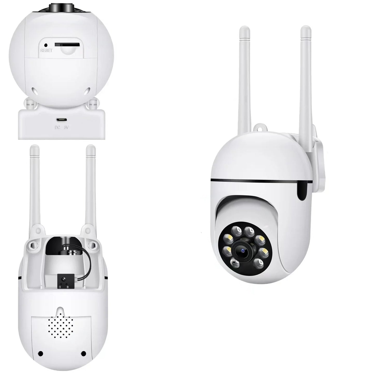 8MP 5G 4K PTZ IP Camera - Ultimate Outdoor Security with Dual Lenses