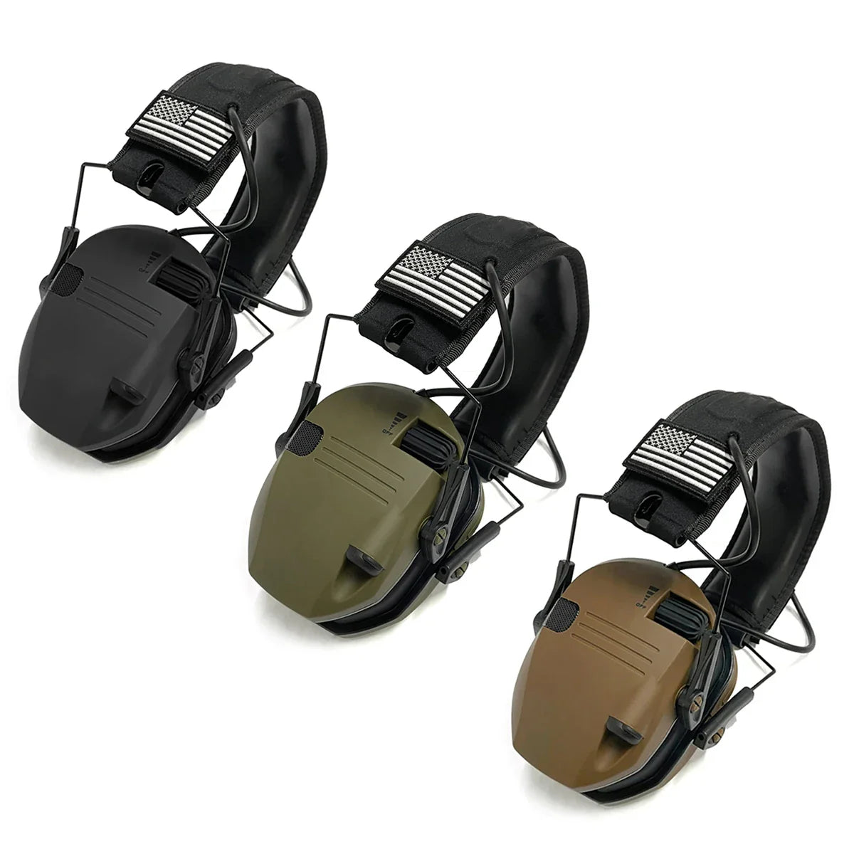 Electronic Shooting Headset Headphones | Noise Reduction + Audio Input