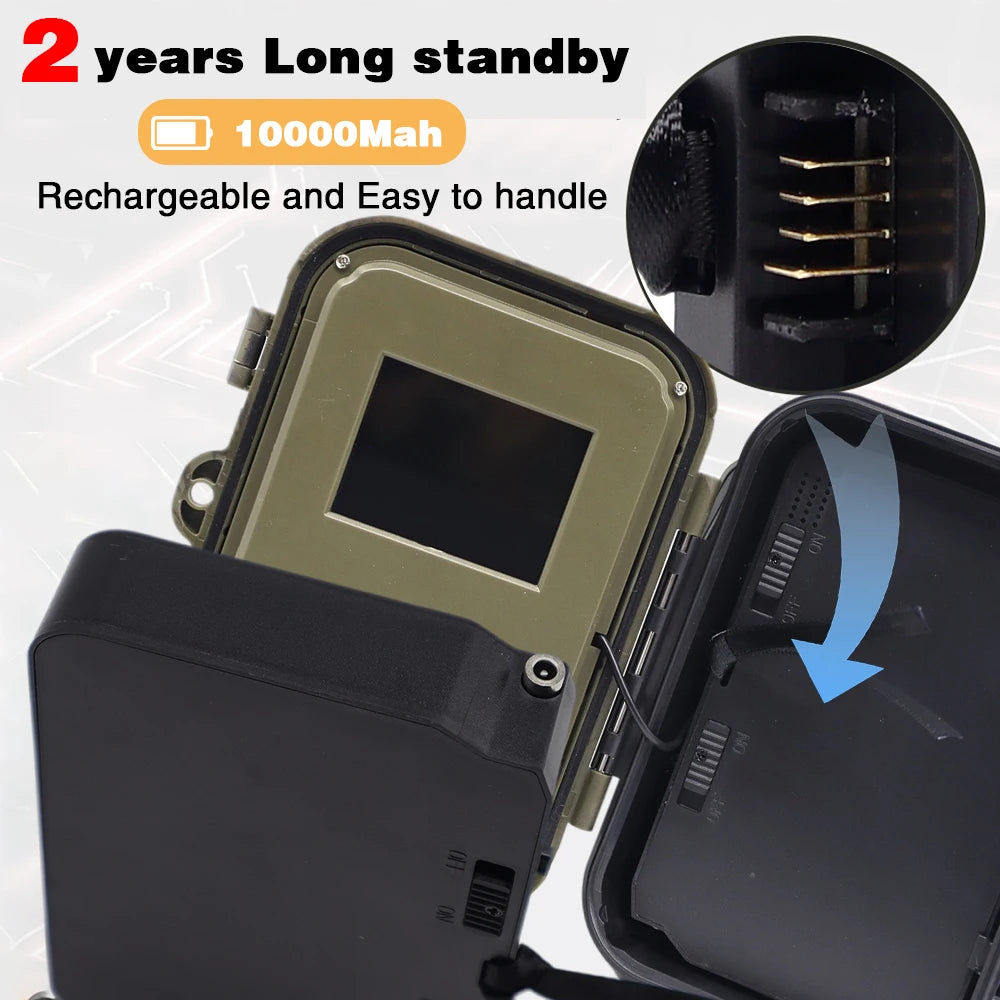 4G Tracking Camera - 4K Video, Night Vision & Real-Time Alerts