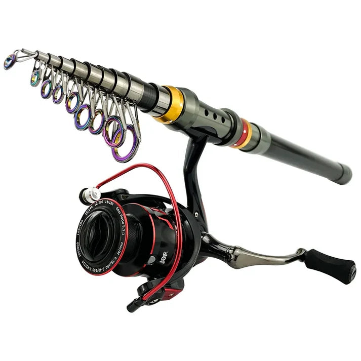 Telescopic Fishing Rod & Spinning Reel Combo