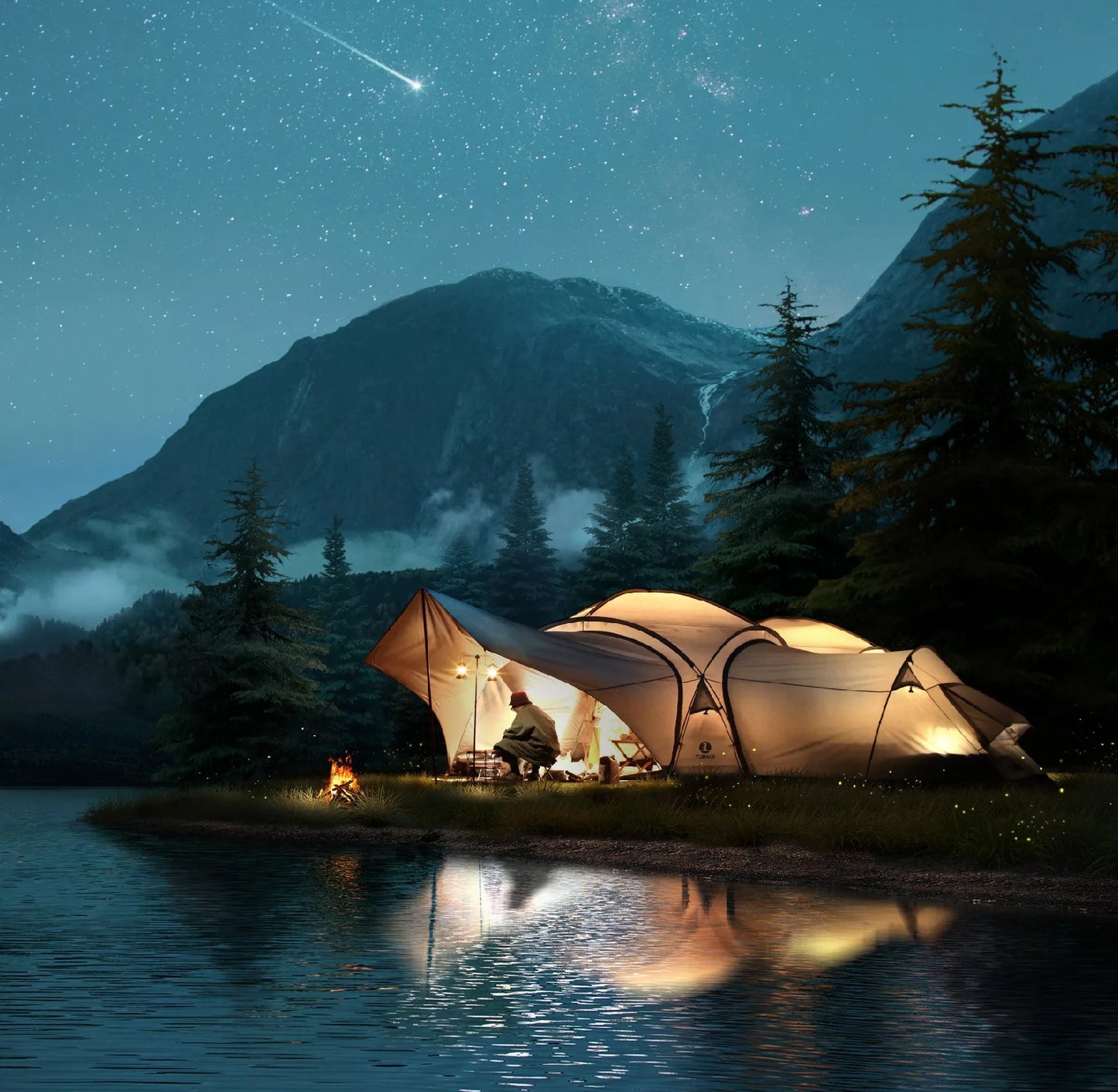 Dome Camping Yurt Tent – Spacious, Waterproof & Durable