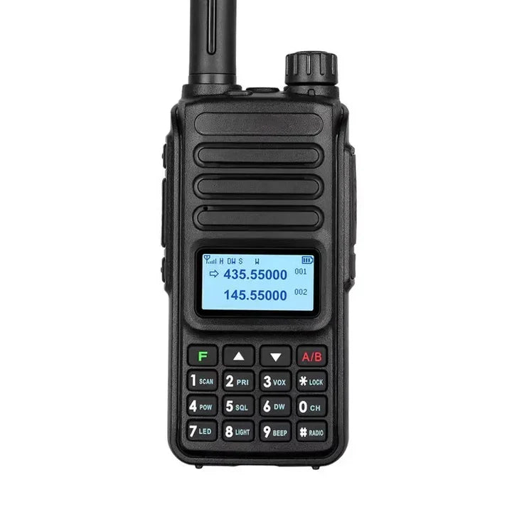 10-Watt Dual Band Walkie Talkie, Long-Range Two-Way Radio