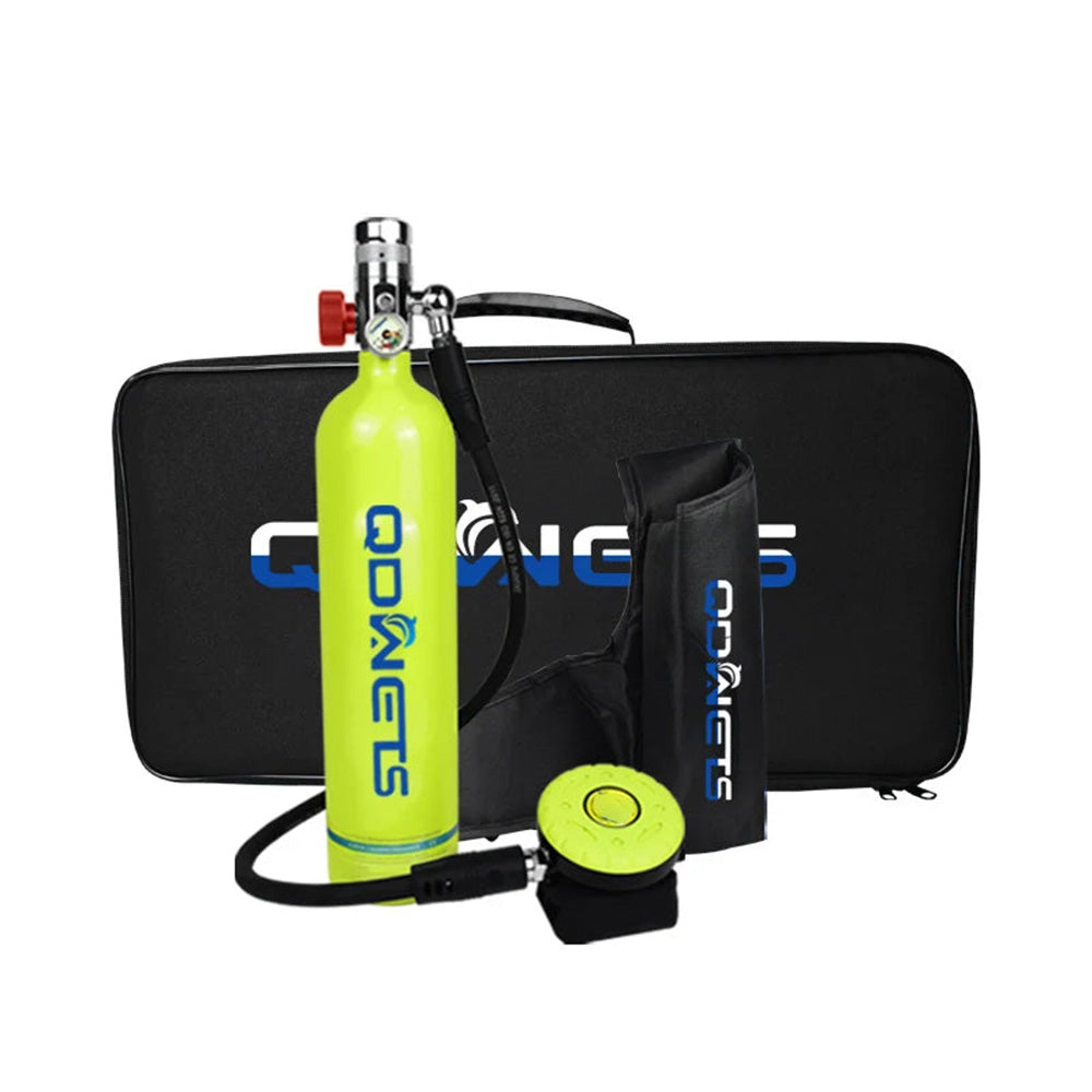 1L Mini Scuba Diving Tank, Refillable Oxygen Cylinder for Divers
