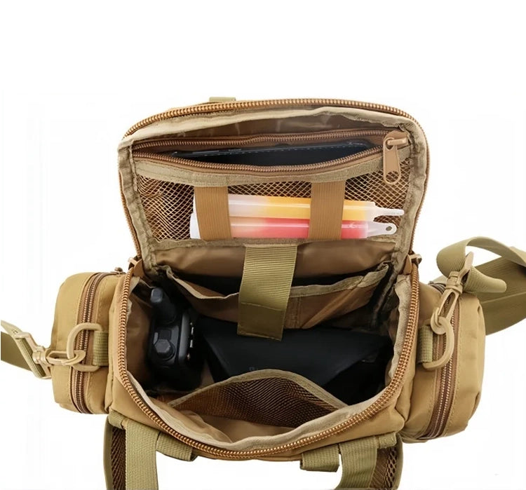 Waterproof Tactical Waist Bag – Rugged, Multi-Functional, MOLLE-Compatible Combat Bag
