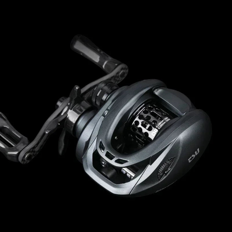 Dark Wolf 50S Baitcast Reel, Ultra-Light Finesse Fishing Reel
