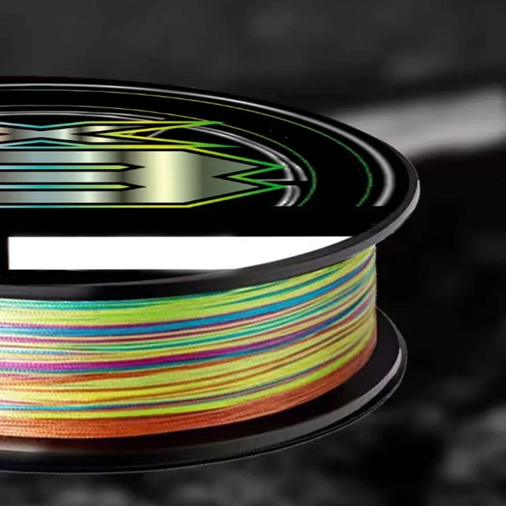 Braided Fishing Line – Green & White, 14lb to 82lb, PE High Strength