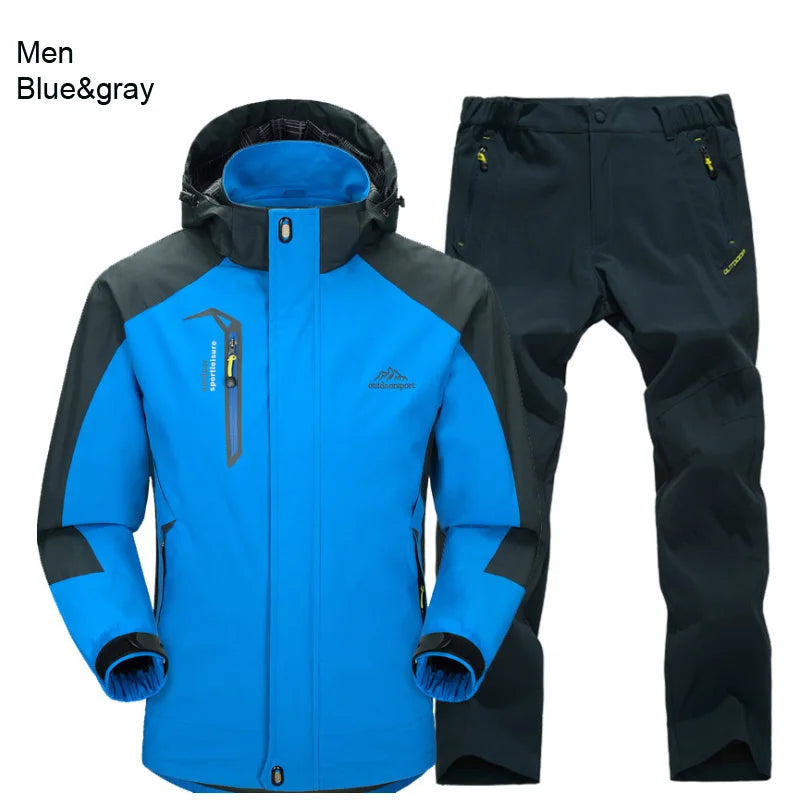 Survival Now™ Outdoor Hiking Jacket and Pants Set for Men