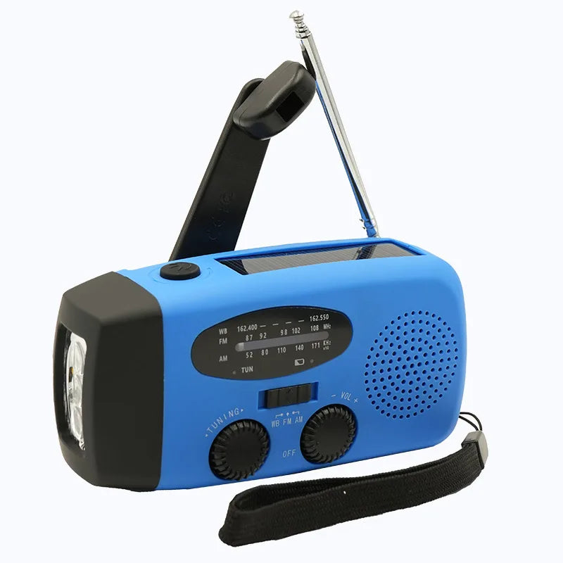 AM/FM/NOAA Emergency Weather Radio – Solar, Hand Crank
