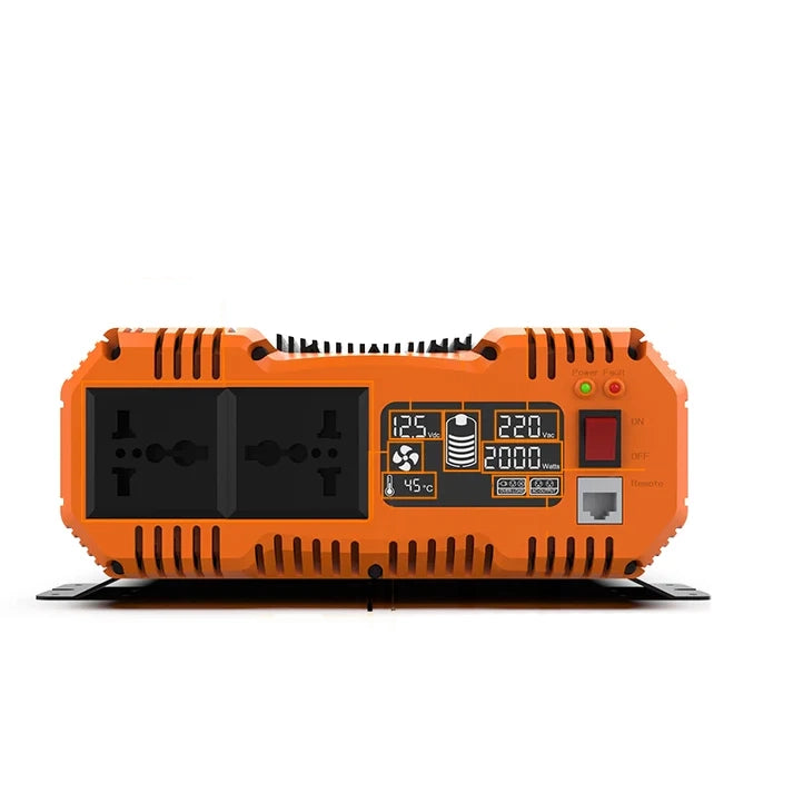 Pure Sine Wave Inverter - Reliable DC-to-AC Power with LCD Display