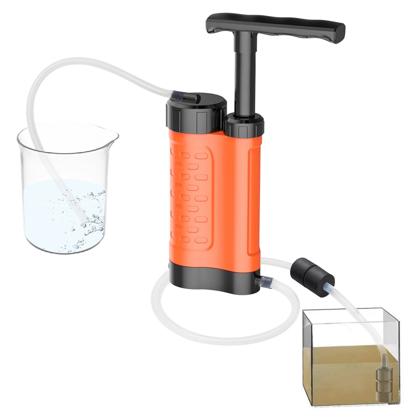 Portable Water Purifier Pump, Outdoor Survival