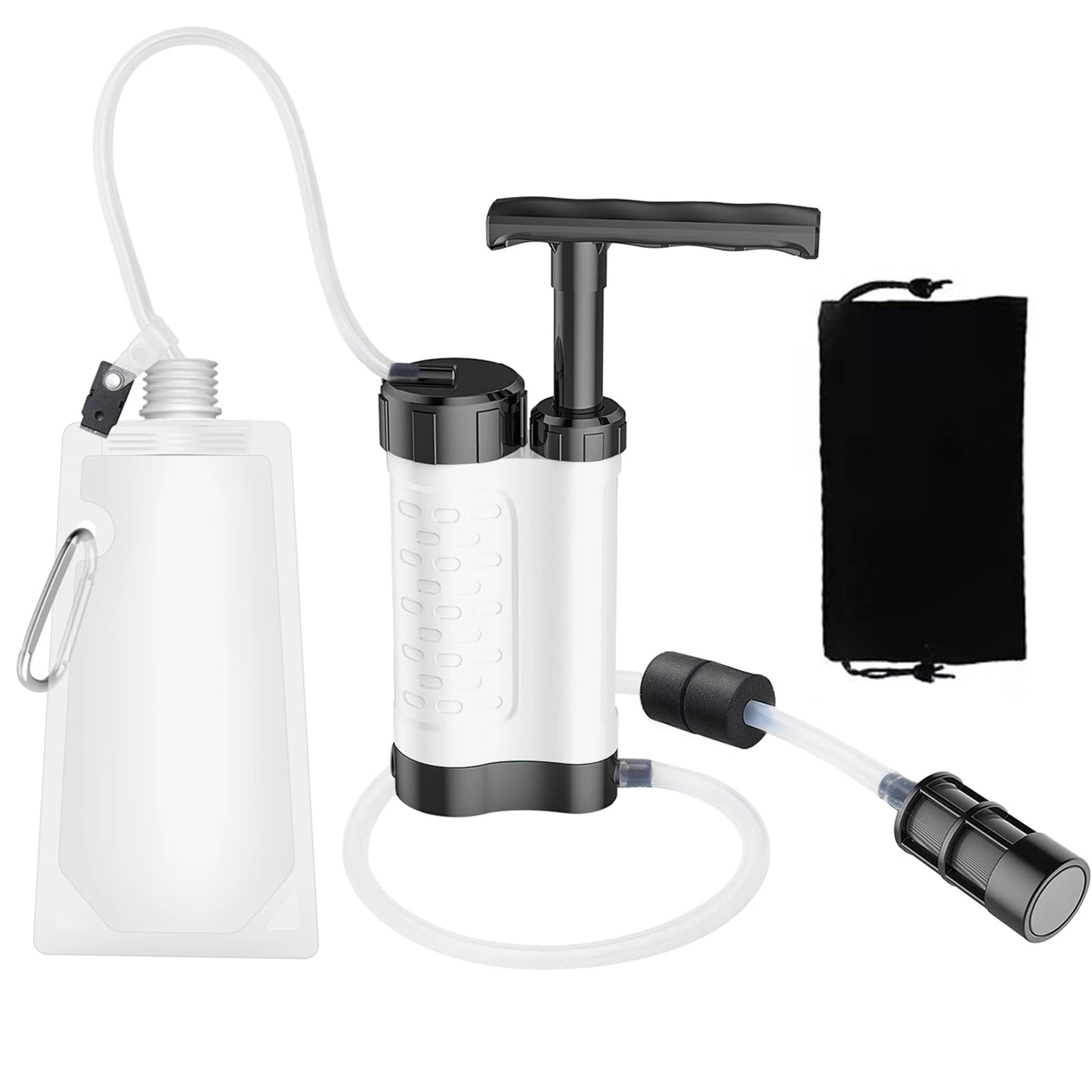 Portable Water Purifier Pump, Outdoor Survival