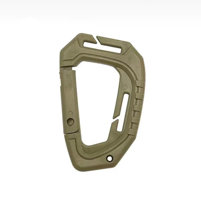 Tactical D-Ring Grimlock Carabiner Clip, 4-Pack
