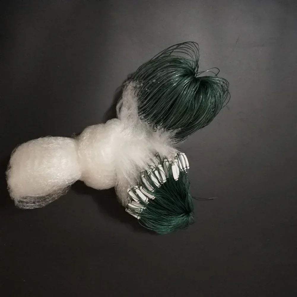 Nylon American Hand Cast Net, Small Mesh Cast Net for Baitfish