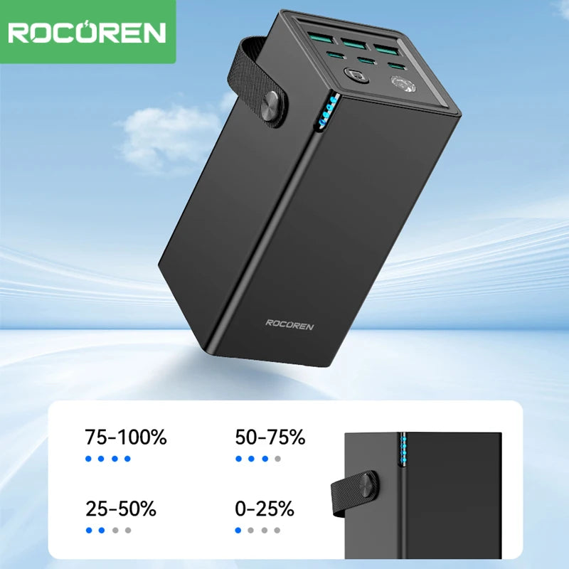 50,000mAh Power Bank - High-Capacity Charging for Outdoor Adventures