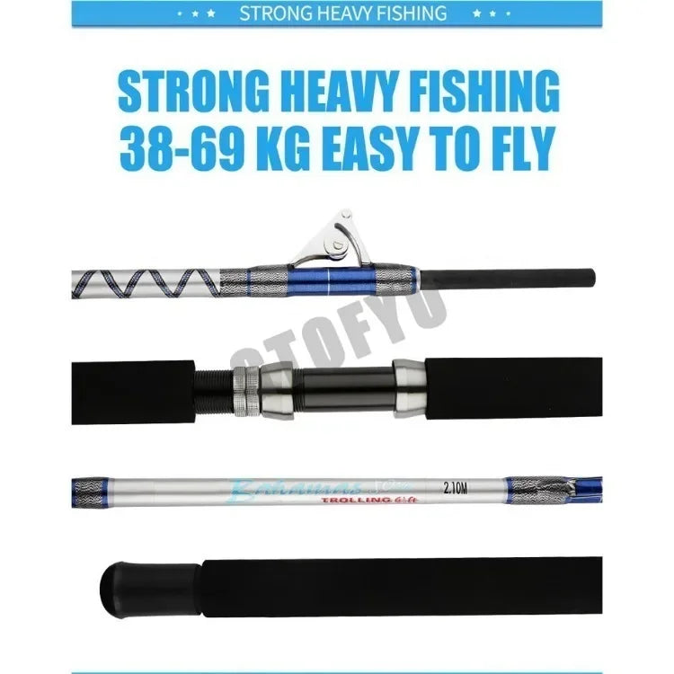 Survival Now™ Saltwater Big Game Fishing Rod
