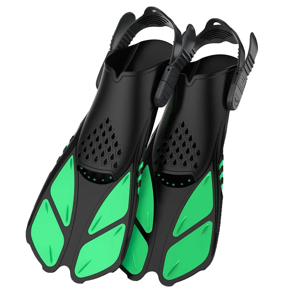 Snorkel Fins with Adjustable Buckles