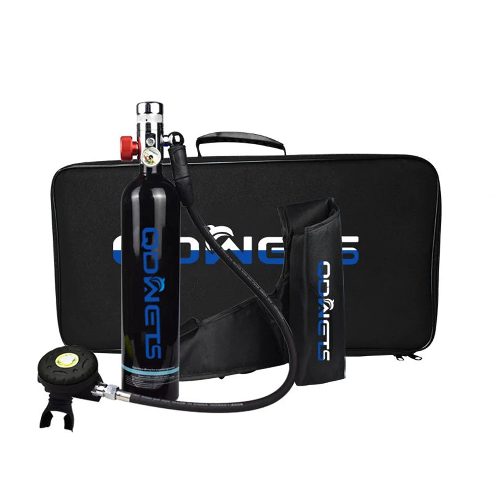1L Mini Scuba Diving Tank, Refillable Oxygen Cylinder for Divers