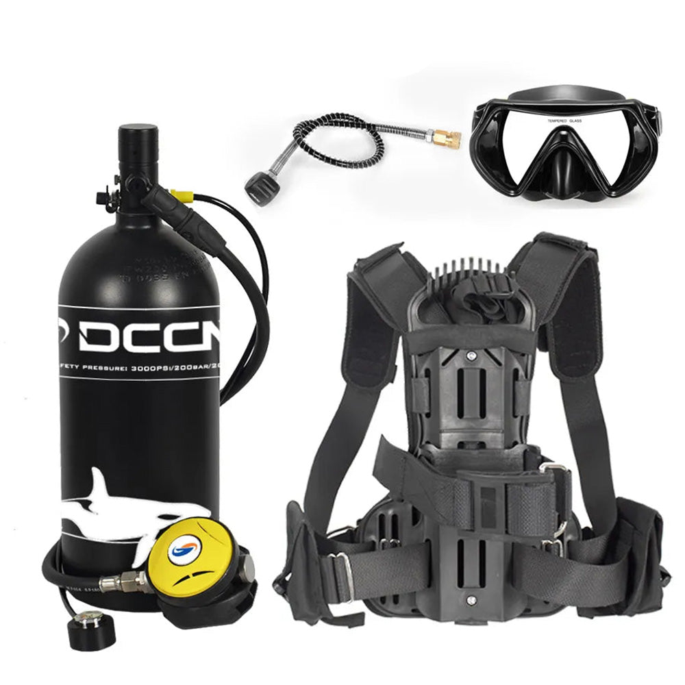 Scuba Diving & Snorkeling Equipment Kit with Scuba Tank