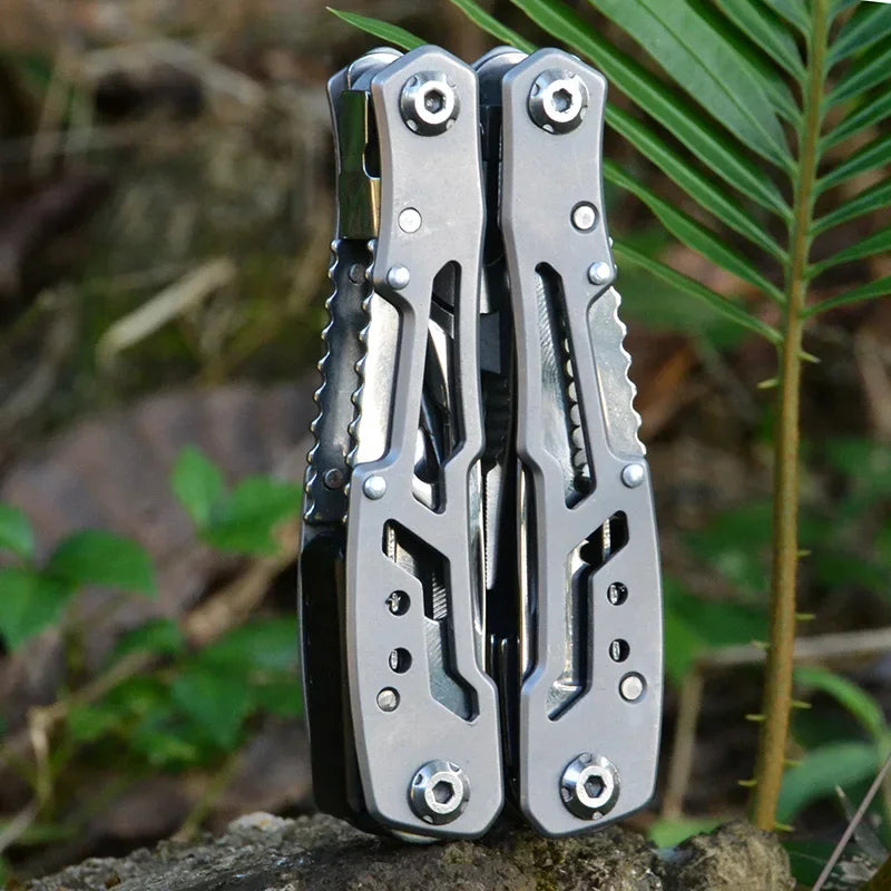Multifunctional Folding Pliers Tool, Compact Stainless Steel Multi-Tool