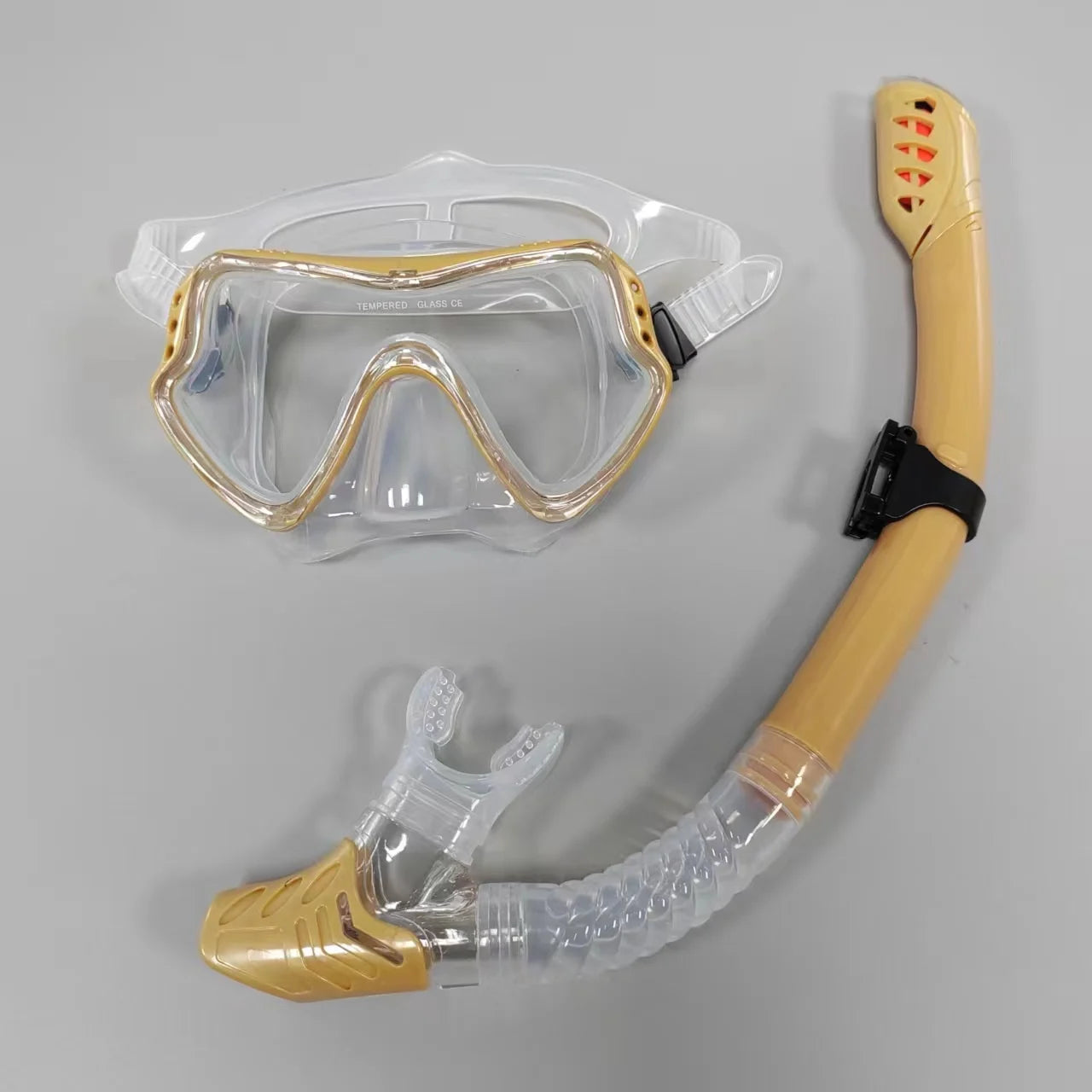 Professional Silicone Scuba Diving Mask & Snorkel Set