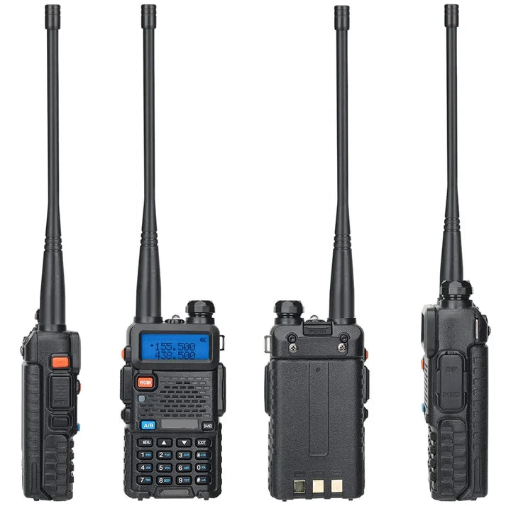 Dual-Band UV-5R Walkie Talkie – Long-Range Two-Way Radio with 8W Power