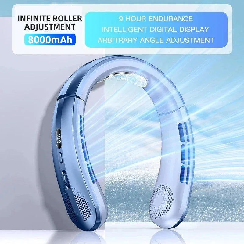 Survival Now™ Bladeless Hanging Neck Fan