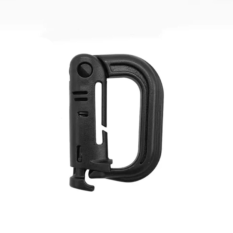 Tactical D-Ring Grimlock Carabiner Clip, 4-Pack