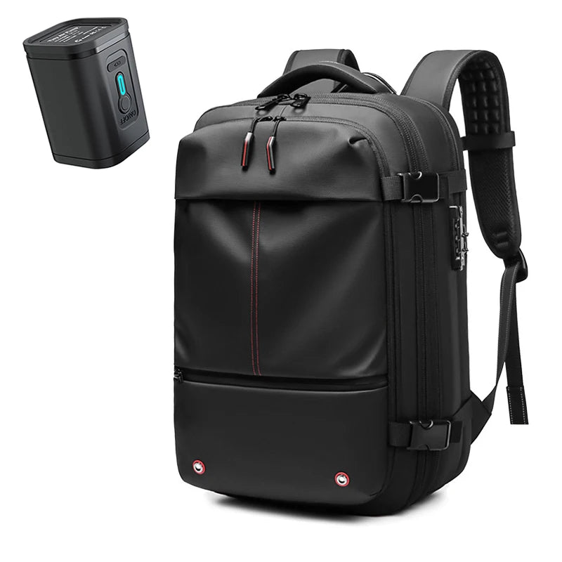 Travel Backpack – Vacuum Compression, 17-Inch Laptop Compartment, Expandable Design