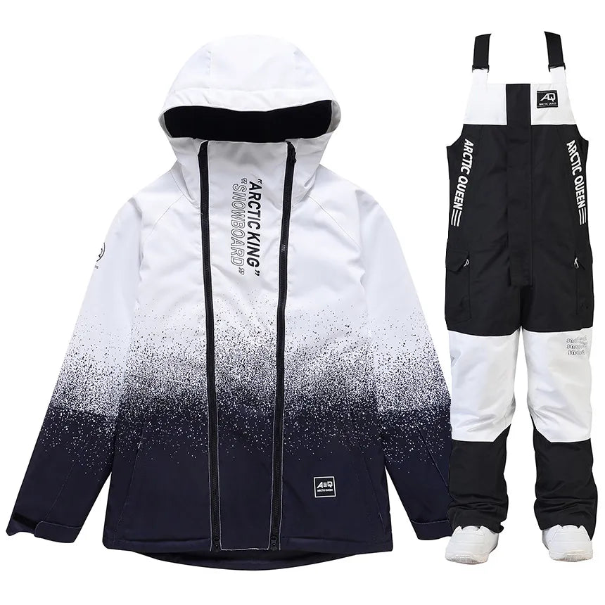 Waterproof Ski Overalls & Unisex Snowboard Jacket Jumpsuit