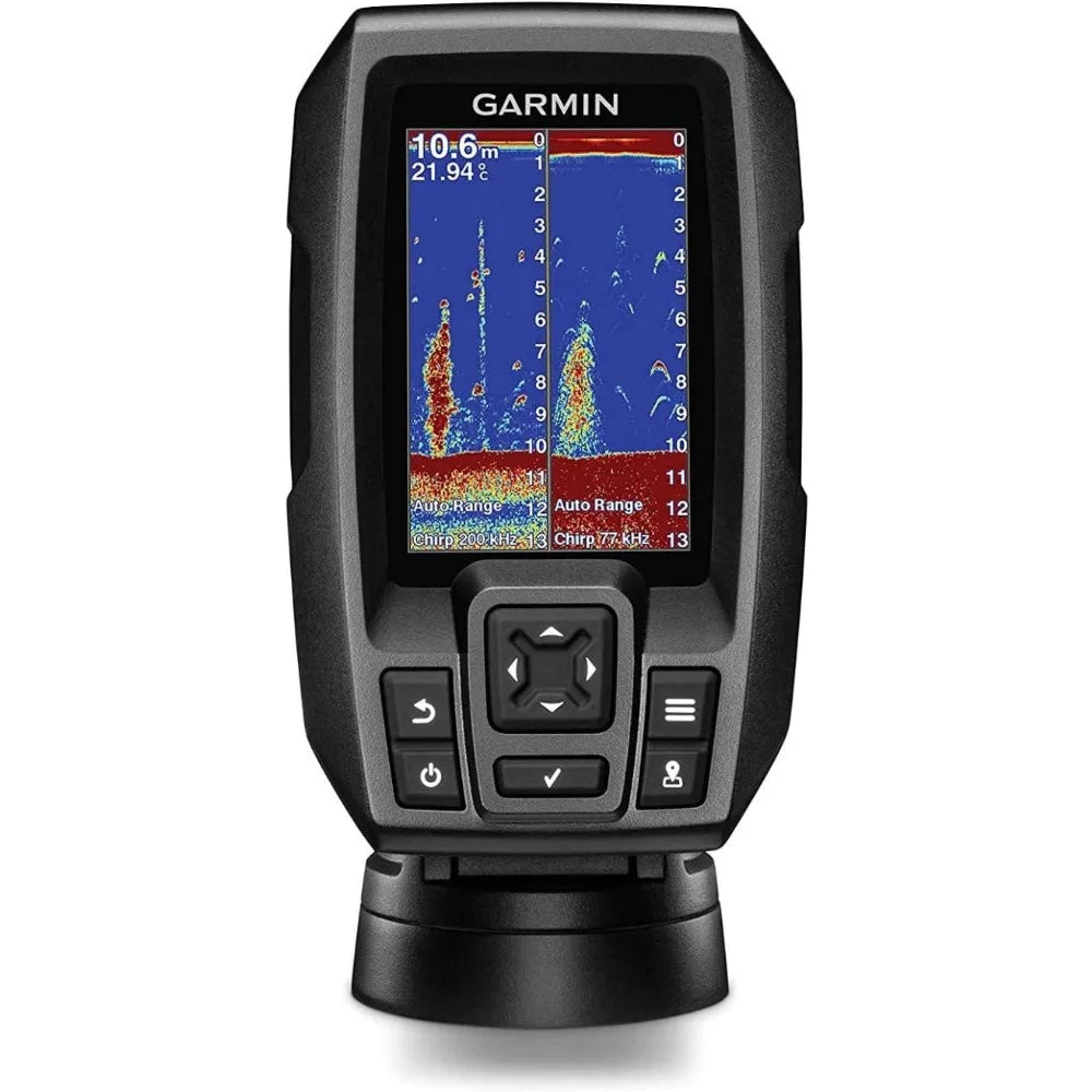 3.5" GPS Fishfinder with Transducer – Dual-Beam Sonar