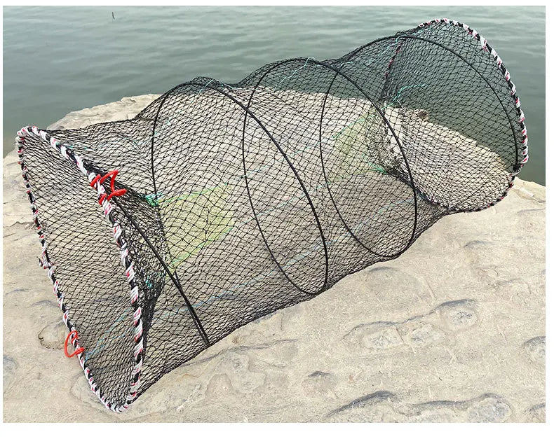 Foldable Telescopic Crayfish & Crab Trap | Portable Fishing Net