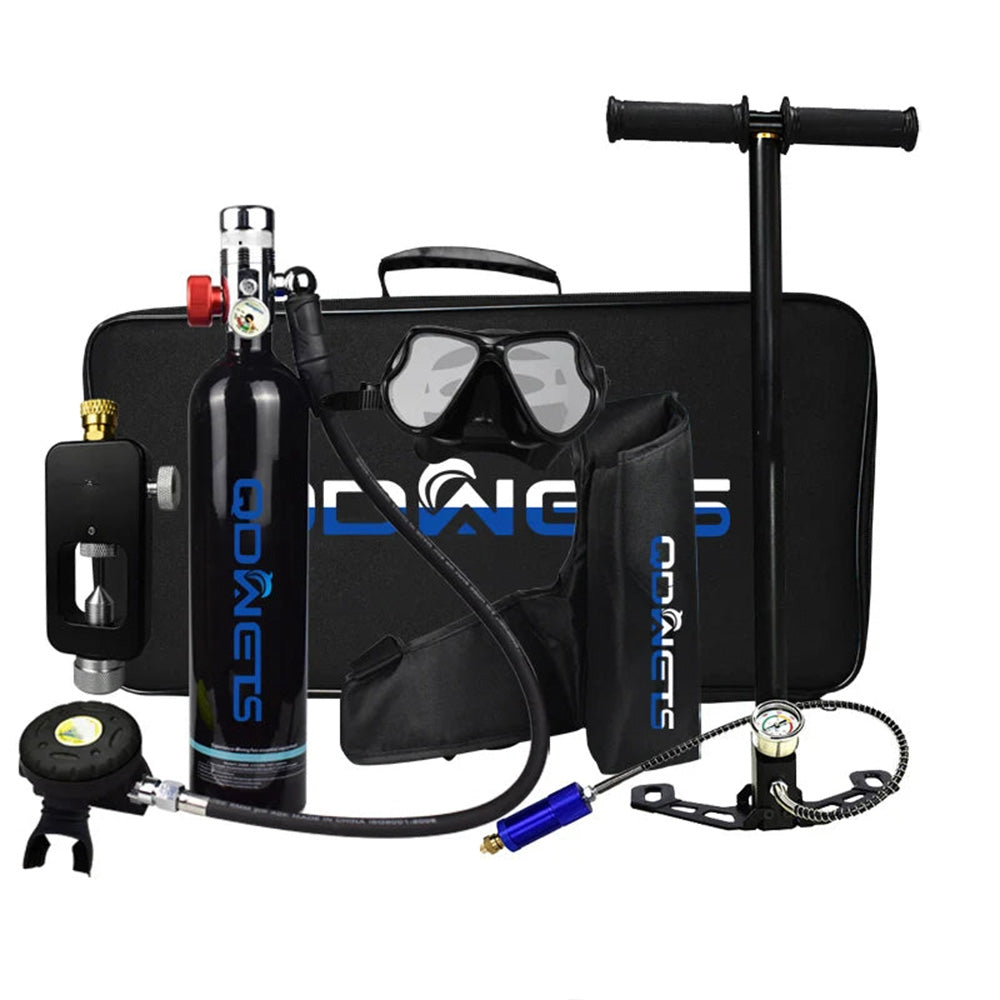 1L Mini Scuba Diving Tank, Refillable Oxygen Cylinder for Divers