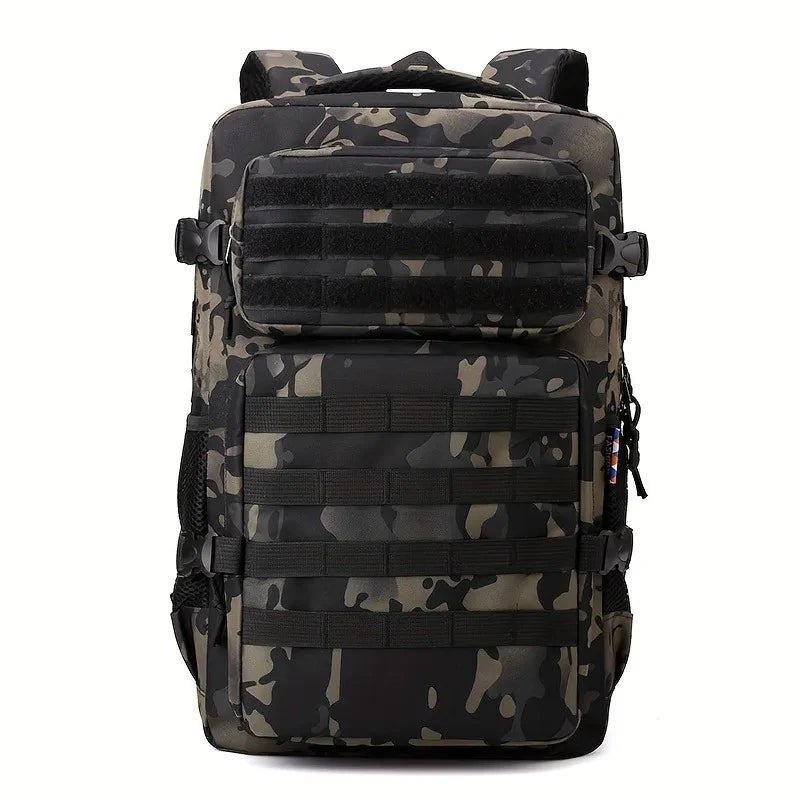 Tactical Camouflage Backpack for Hiking, Camping & Outdoor Adventures