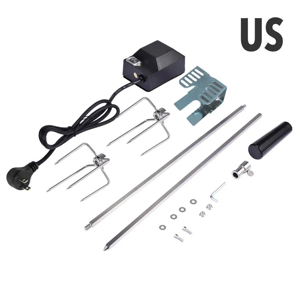 Automatic BBQ Spit Rotisserie with Motor – Effortless Rotisserie Cooking Anywhere