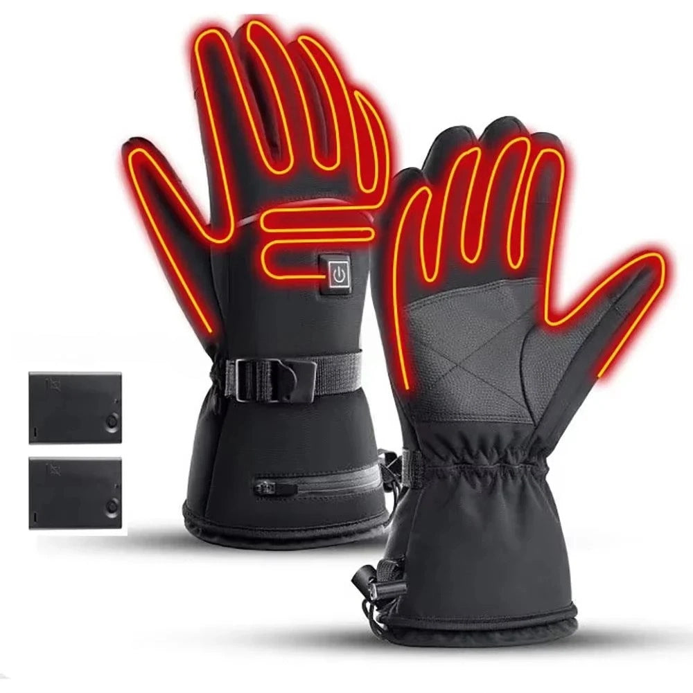 Heated Gloves – Electric Thermal Waterproof Gloves for Outdoor Winter Adventures